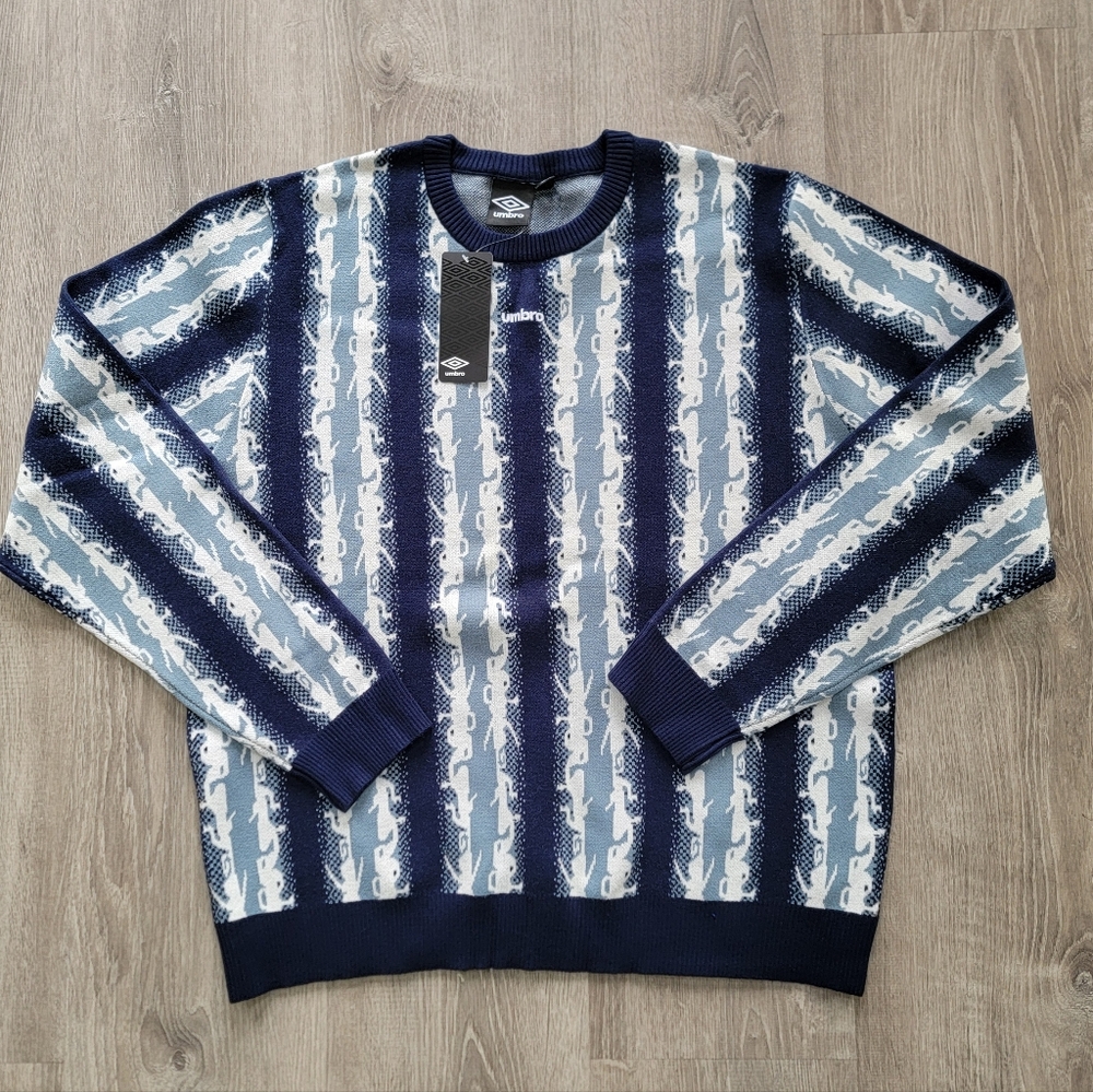 BRAND NEW Umbro Retro Crewneck Sweater Men's Size XL